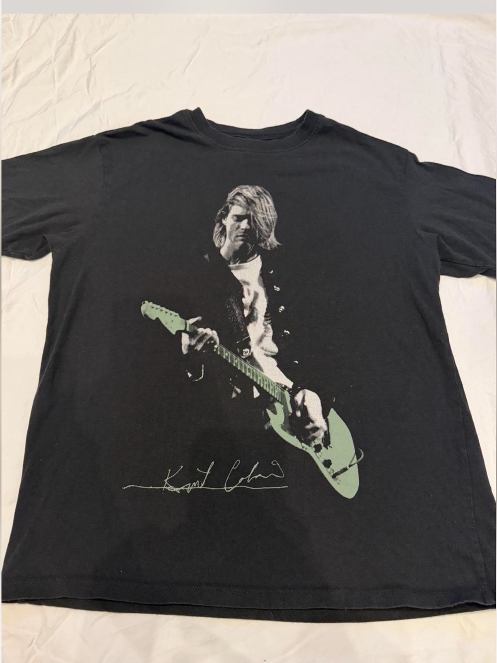 H&M dark gray Kurt Cobain tee